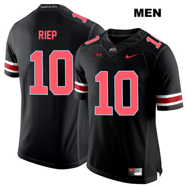 Ohio State Buckeyes Men's Amir Riep #10 Red Number Black Authentic Nike College NCAA Stitched Football Jersey YE19W05CF